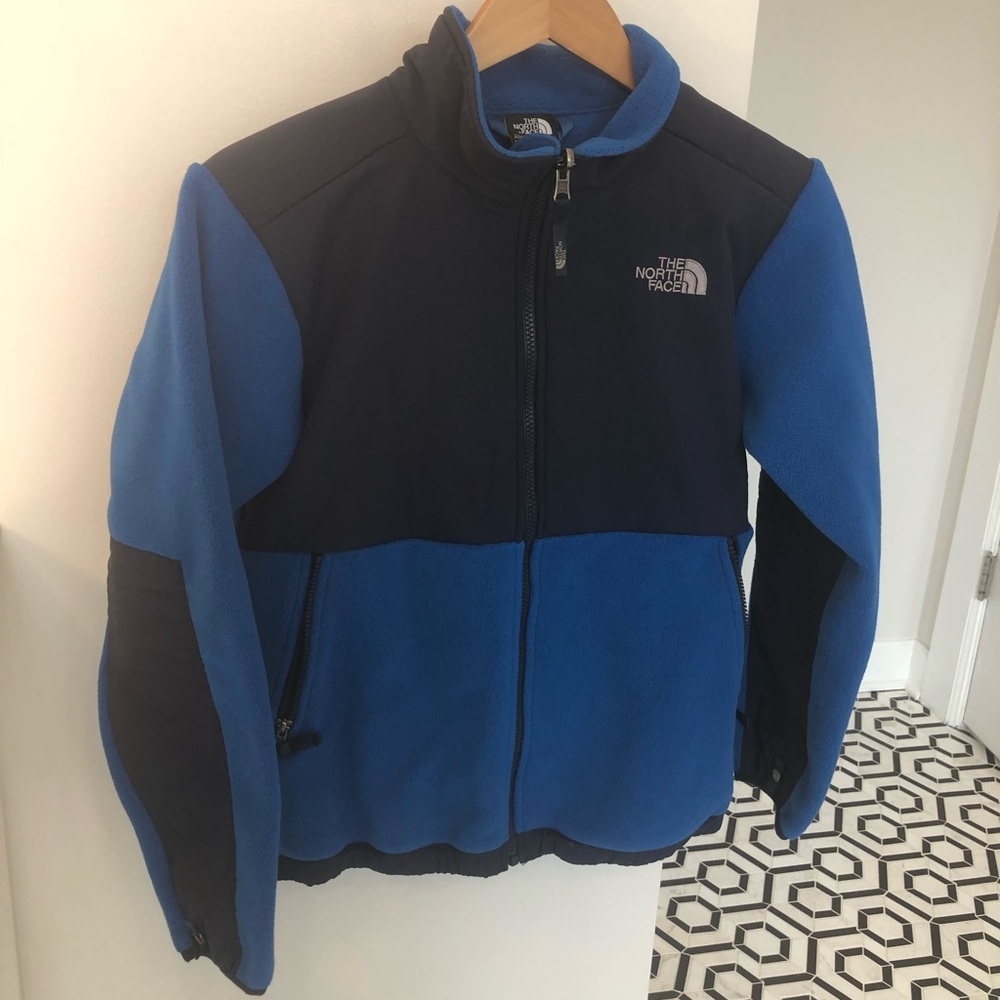 Boys large North Face fleece jacket